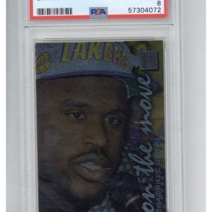 1996 Metal 119 Shaquille O'Neal PSA 8