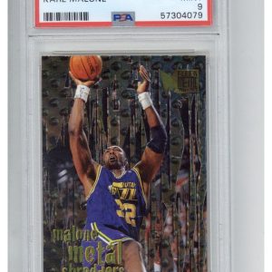 1996 Metal 141 Karl Malone PSA 9