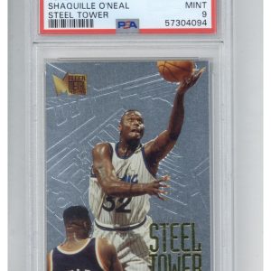 1995 Metal Steel Tower 7 Shaquille O'Neal PSA 9