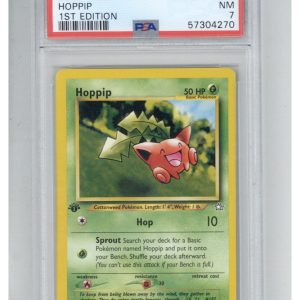2000 Pokemon Neo Genesis 1st Edition 61 Hoppip PSA 7