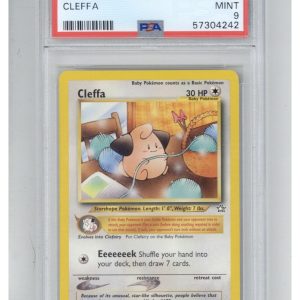 2000 Pokemon Neo Genesis 20 Cleffa PSA 9