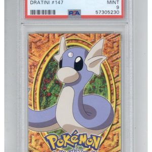 1999 Topps Pokemon the Movie Edt E10 Dratini #147 PSA 9
