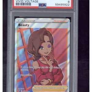 2020 Pokemon Sword & Shield Vivid Voltage 181 Full Art/Beauty PSA 8