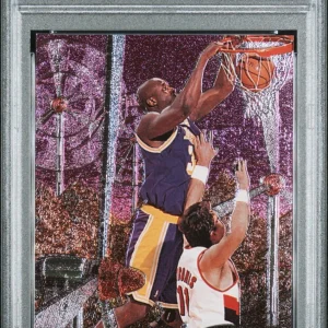 1997 Metal Universe 50 Shaquille O'Neal PSA 8