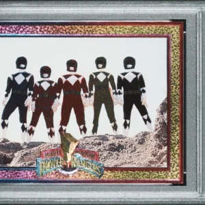 1994 Power Rangers Series 1 71 A Powerful Fighting Team Power Foil PSA 8