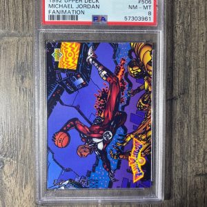 1992 Upper Deck Fanimation Michael Jordan PSA 8