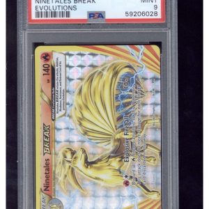 2016 Pokemon XY Evolutions 16 Ninetales Break PSA 9