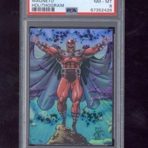 1993 Skybox X-Men 2 Holithogram H-2 Magneto PSA 8