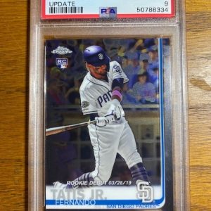 2019 Topps Chrome Fernando Tatis Jr Update PSA 9