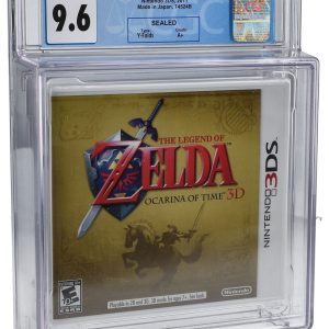 2011 Nintendo 3DS Legend of Zelda Ocarina of Time 3D CGC 9.6 A+