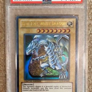 2010 Yugioh Blue Eyes White Dragon Limited Edition EN004 PSA 9