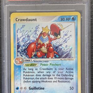 2003 Pokemon Ex Dragon Crawdaunt Holo 3 PSA 7