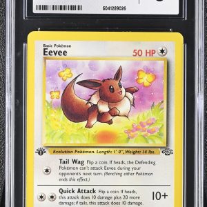 1999 Pokemon Jungle 1st Edition 51 Eevee 51 CGC 8