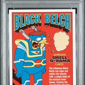 1994 Skybox Simpsons II Promo Card B4 Black Belch PSA 9
