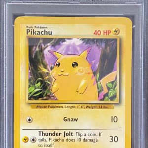 1999 Pokemon Base Set Pikachu Yellow Cheeks 58 PSA 9 Mint TCG WOTC