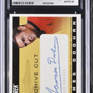 2008 Star Trek 40th Case Incentive Autographs James Doohan /150 Signed CGC 8