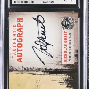2014 Sons Of Anarchy Nicholas Guest the Voice of John Teller Auto Signed CGC 8.5