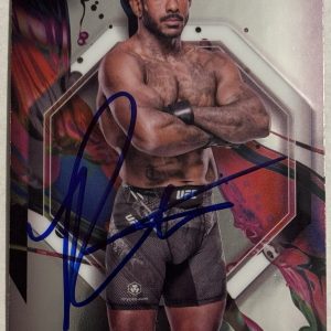 Khalil Rountree Jr Signed 2024 Topps Finest Common Base UFC Card BAS Beckett