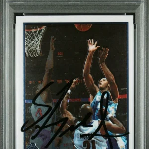 2003 Topps Chrome #113 Carmelo Anthony Signed Rookie Card PSA GEM AUTO 10 RC