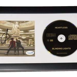 The Weeknd Signed After Hours Framed CD Heartless Blinding Lights Abel ACOA COA