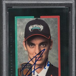 2001 Fleer Genuine #139 Pau Gasol Signed Rookie Card RC PSA 4 PSA/DNA 10
