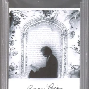 ANNE RICE HAND SIGNED BOOKPLATE    INTERVIEW WITH VAMPIRE    RARE    PSA SLABBED
