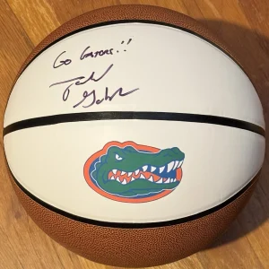 Todd Golden Signed Autographed Florida Gators Logo Basketball PSA/DNA COA
