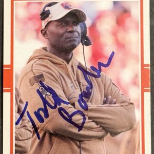 Todd Bowles Signed Autographed Custom Tampa Bay Buccaneers Card BAS Beckett