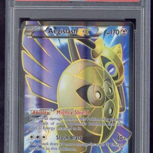 2017 Pokemon Premium Trainer XY Collection Promo 65a Full Art/Aegislash EX PSA 8