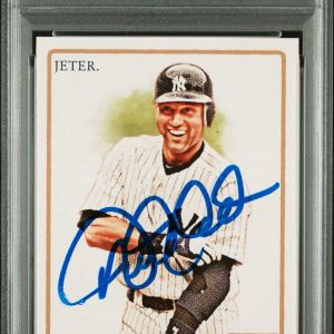 2011 Topps Allen & Ginter’s #57 Derek Jeter Signed Glossy /999 PSA AUTO YANKEES