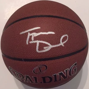 TREVON DUVAL SIGNED SPALDING NBA BASKETBALL FUTURE STAR COA