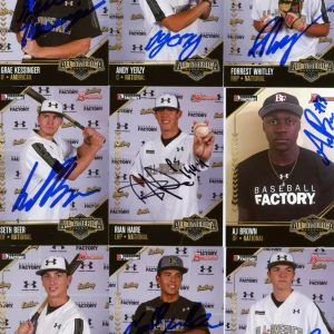 MICHAEL AMDITIS SIGNED 2015 UNDER ARMOUR ALL AMERICA BASEBALL ROOKIE CARD AUTO