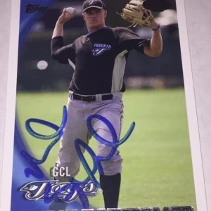 NOAH SYNDERGAARD SIGNED 2010 TOPPS PRO DEBUT PROSPECT ROOKIE CARD AUTO