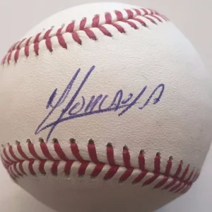 YOAN MONCADA SIGNED RAWLINGS MLB MAJOR LEAGUE BASEBALL CHICAGO WHITE SOX COA