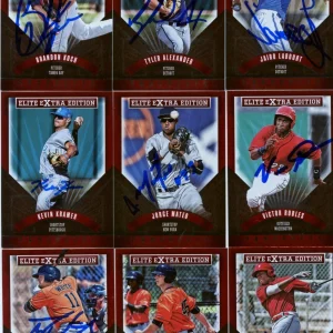 TYLER WHITE SIGNED 2015 DONRUSS ELITE EXTRA PROSPECT ROOKIE CARD AUTO