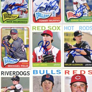 Henry Owens signed 2013 Topps Heritage Minors Rookie card auto
