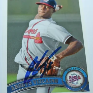 Arodys Vizcaino signed 2011 Topps Pro Debut Rookie card auto