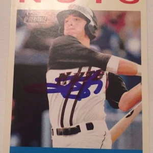 TREVOR STORY SIGNED 2013 TOPPS HERITAGE MINOR LEAGUE ROOKIE CARD AUTO