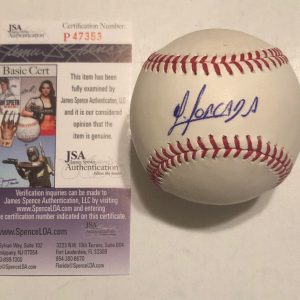 YOAN MONCADA SIGNED RAWLINGS MLB MAJOR LEAGUE BASEBALL CHICAGO WHITE SOX JSA