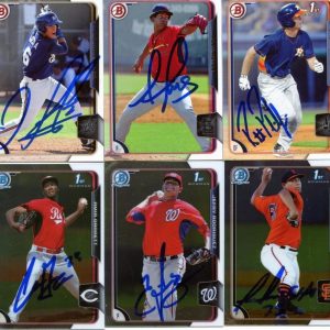 ORLANDO ARCIA SIGNED 2015 BOWMAN PROSPECT ROOKIE CARD AUTO