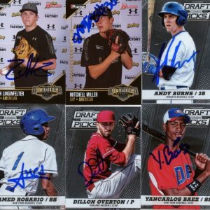 MITCHELL MILLER SIGNED 2015 UNDER ARMOUR ALL AMERICA BASEBALL ROOKIE CARD AUTO