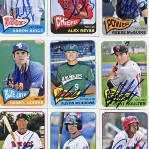 Clint Coulter signed 2014 Topps Heritage Minors Rookie card auto