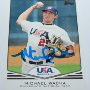 Michael Wacha signed 2011 Topps USA Rookie card auto