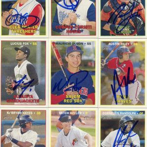 CHANCE SISCO SIGNED 2016 TOPPS HERITAGE MINORS ROOKIE CARD AUTO