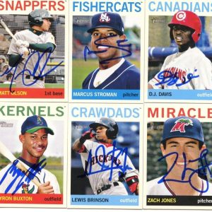 MARCUS STROMAN SIGNED 2013 TOPPS HERITAGE MINORS ROOKIE CARD AUTO