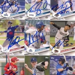 FRANKLIN PEREZ SIGNED 2017 TOPPS PRO DEBUT ROOKIE CARD AUTO