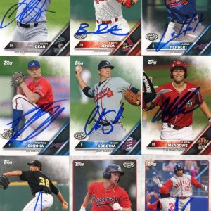 AUSTIN MEADOWS SIGNED 2016 TOPPS PRO DEBUT ROOKIE CARD AUTO