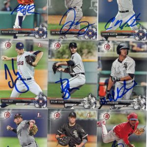 DYLAN CEASE SIGNED 2017 BOWMAN DRAFT PROSPECT ROOKIE CARD AUTO