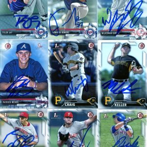 FERNANDO ROMERO SIGNED 2017 BOWMAN PROSPECT ROOKIE CARD AUTO