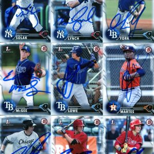 MICKEY MONIAK SIGNED 2016 BOWMAN DRAFT PROSPECT ROOKIE CARD AUTO